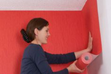 Какая технология оклейки стен флизелиновыми обоями? BlogStroiki Штукатурка. Обои