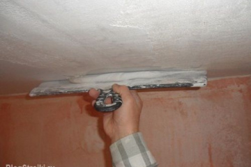 как правильно шпаклевать крашеный эмалью бетонный потолок,если краска держится отлично!? BlogStroiki Потолки. Утепление потолка
