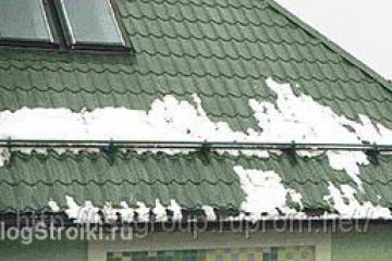 Снегозадержатели на крышу дома BlogStroiki Крыши. Кровли.Утепление кровель