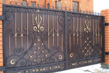 Как изготовить кованые ворота своими руками без особых затрат BlogStroiki Заборы, ворота,навесы