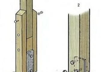 Как можно прикрепить деревянный столб опоры к полу, покрытому керамогранитной плиткой? BlogStroiki Вопрос - Ответ Мастера