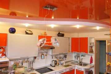 Стоит ли делать на кухне с газовой плитой натяжной потолок ? BlogStroiki Потолки. Утепление потолка