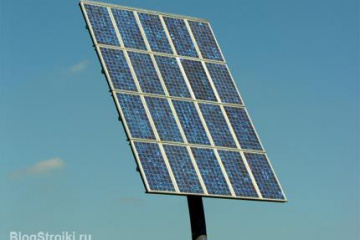Много говорят о солнечных батареях, как альтернативной электроэнергетике. А реально уже где-то в России применяются солнечные батареи? BlogStroiki Инженерные системы многоэтажек. Вода. Отопление. Газ. Электр.
