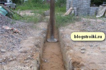 Фундамент под забор , глубина промерзания грунта 2-2.5 метра BlogStroiki Заборы, ворота,навесы