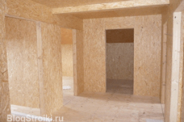 Внутренняя отделка стен каркасного дома панелями ОСП(OSB) вместо гипсокартона BlogStroiki Внутренняя отделка дома