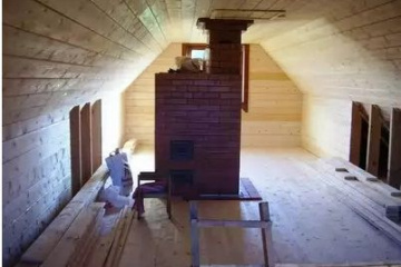 Пример строительства отопительной печи для двух этажного деревянного дома+видеоурок BlogStroiki Дымоходы. Вентиляция. Печи и камины