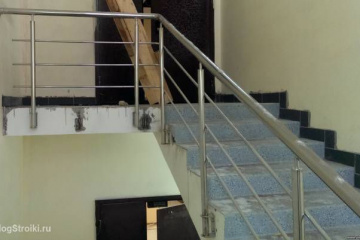 Какие лестницы с нержавеющими ограждениями можно использовать для второго этажа BlogStroiki Мансарды. Утепление. Лестницы