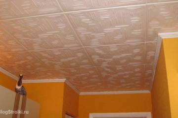 Как правильно отделать потолок плитками из пенополистирола BlogStroiki Потолки. Утепление потолка